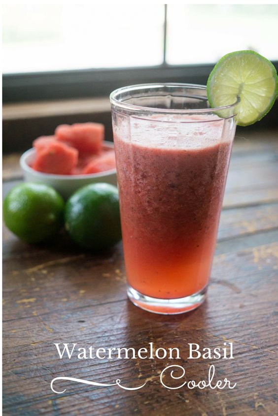Watermelon Basil Cooler